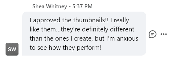 Screenshot from Shea Whitney